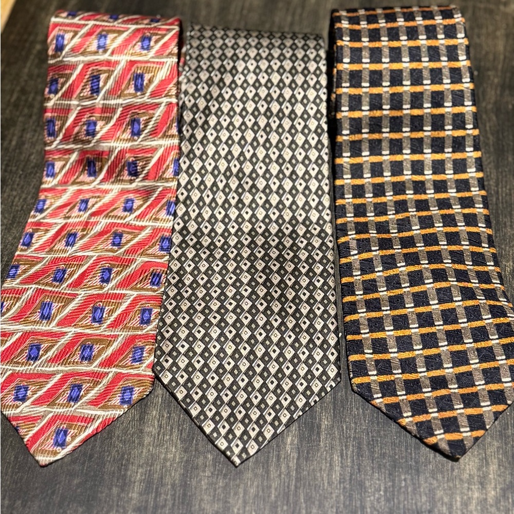 Elegant Patterned Robert Talbott Ties Set - image 6